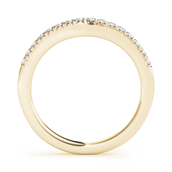 Curved Diamond Wedding Band · 0.24 ct tw