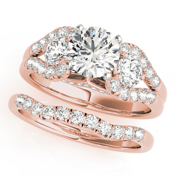 Two-Stone Plus Split Shank Diamond Engagement Ring · 0.94 ct tw
