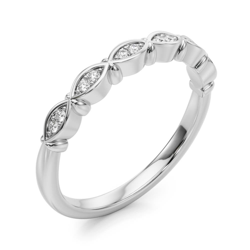 Prong Set Diamond Wedding Band · 0.09 ct tw