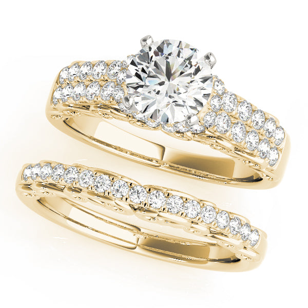 Multi-Row Diamond Engagement Ring · 0.35 ct tw