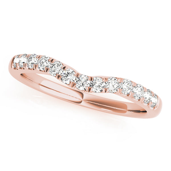 Curved Diamond Wedding Band · 0.23 ct tw