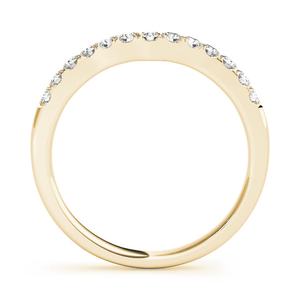 Curved Diamond Wedding Band · 0.23 ct tw