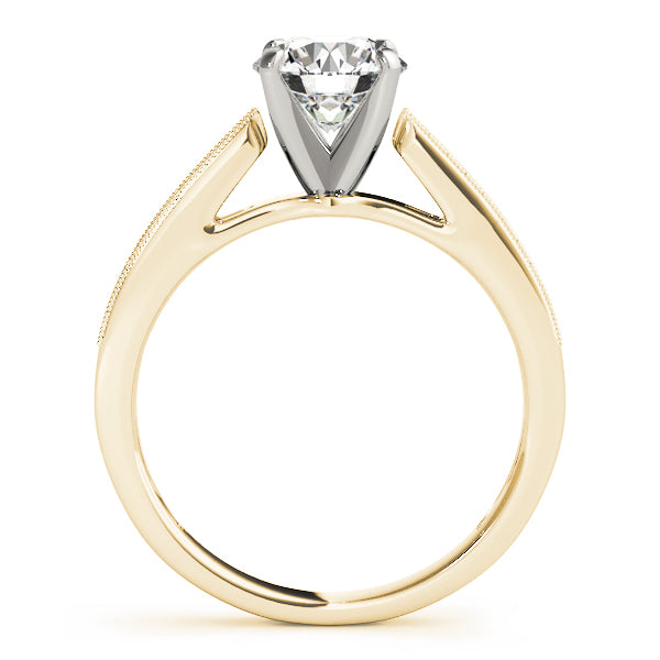 Single Row Prong Set Diamond Engagement Ring · 0.16 ct tw