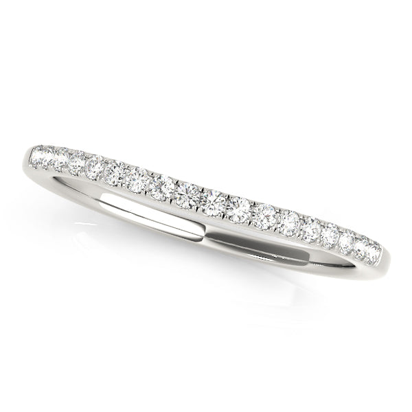 Single Row Prong Set Diamond Engagement Ring · 0.08 ct tw