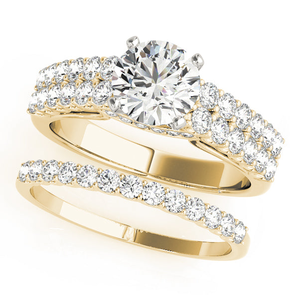 Multi-Row Diamond Engagement Ring · 0.54 ct tw