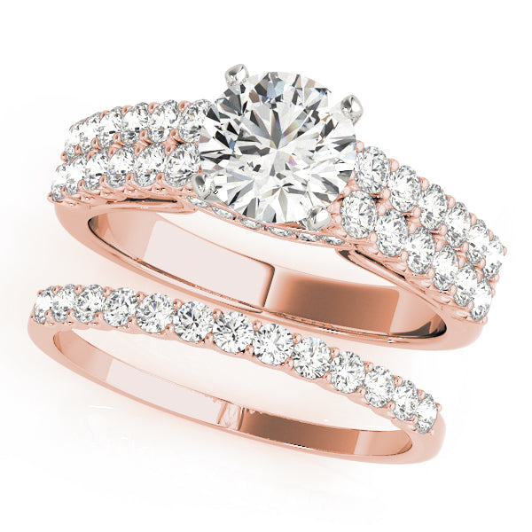 Multi-Row Diamond Engagement Ring · 0.54 ct tw