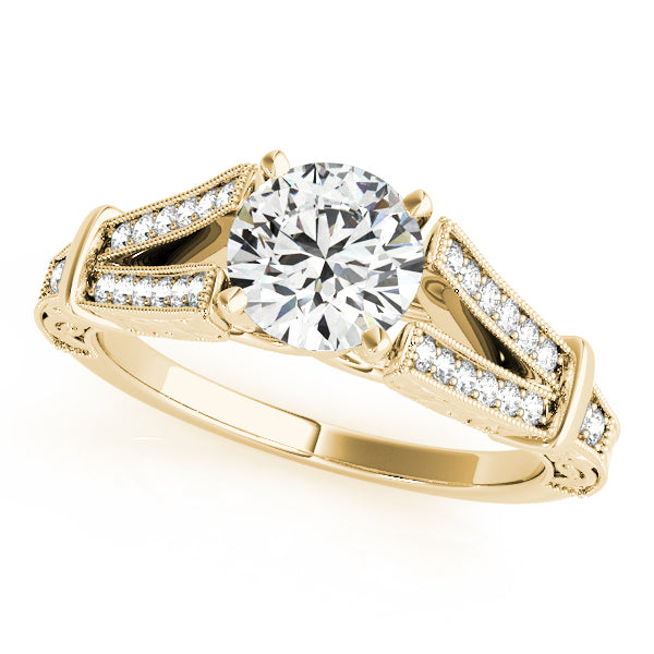 Multi-Row Diamond Engagement Ring · 0.21 ct tw