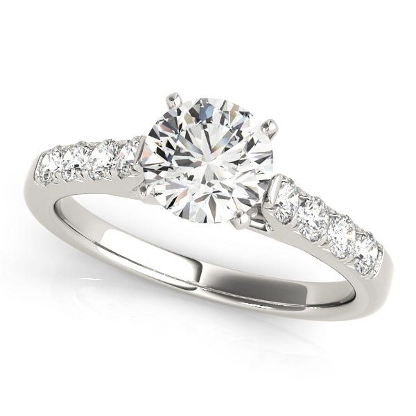 Single Row Prong Set Diamond Engagement Ring · 0.36 ct tw
