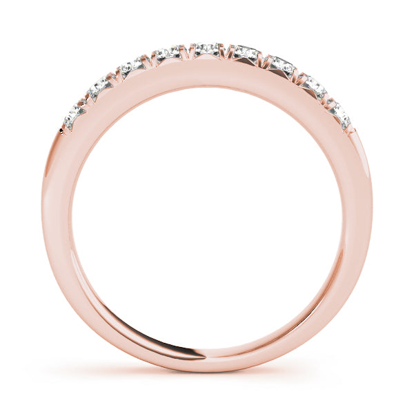 Curved Diamond Wedding Band · 0.41 ct tw