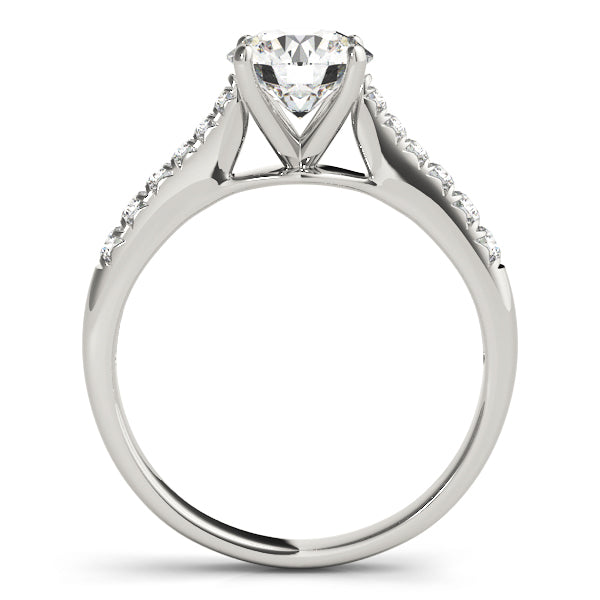 Single Row Prong Set Diamond Engagement Ring · 0.18 ct tw