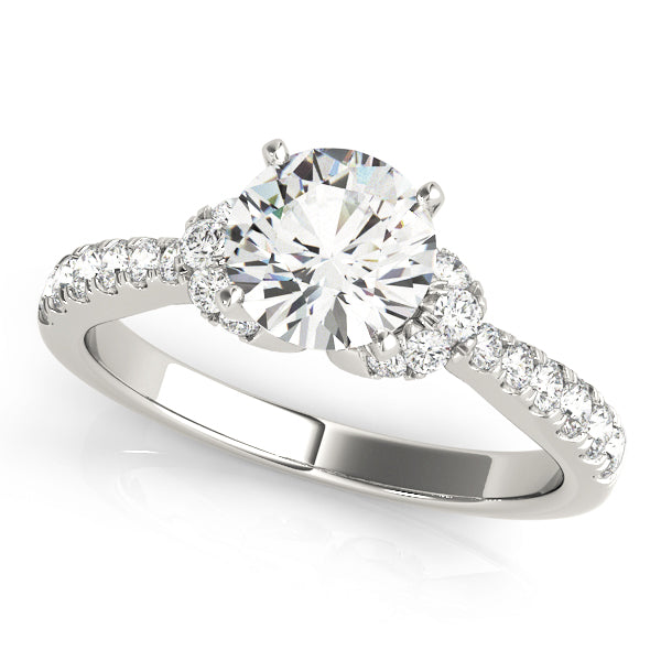 Single Row Prong Set Diamond Engagement Ring · 0.34 ct tw