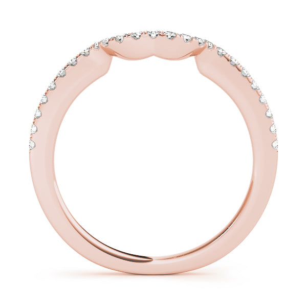 Curved Diamond Wedding Band · 0.12 ct tw