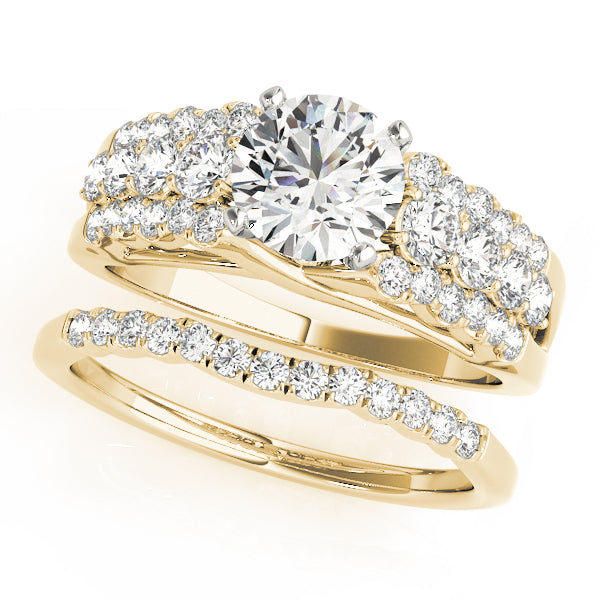 Multi-Row Diamond Engagement Ring · 0.64 ct tw