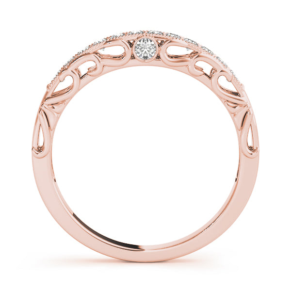 Curved Diamond Wedding Band · 0.15 ct tw