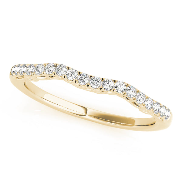 Curved Diamond Wedding Band · 0.20 ct tw