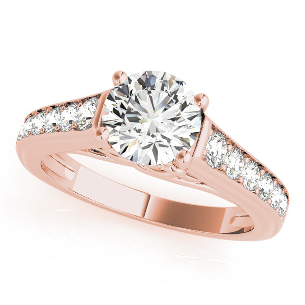 Single Row Prong Set Diamond Engagement Ring · 0.40 ct tw