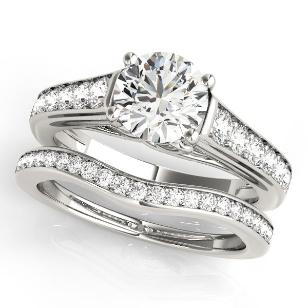 Single Row Prong Set Diamond Engagement Ring · 0.40 ct tw