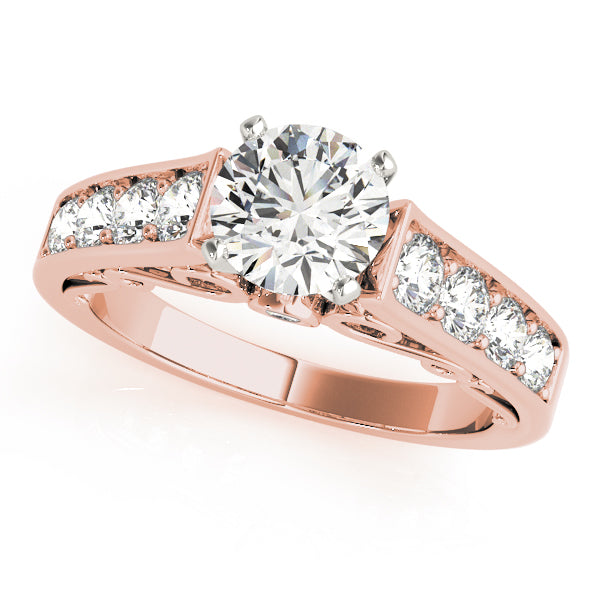 Single Row Prong Set Diamond Engagement Ring · 0.75 ct tw