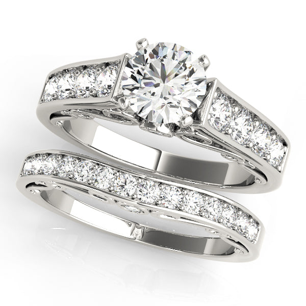 Single Row Prong Set Diamond Engagement Ring · 0.75 ct tw