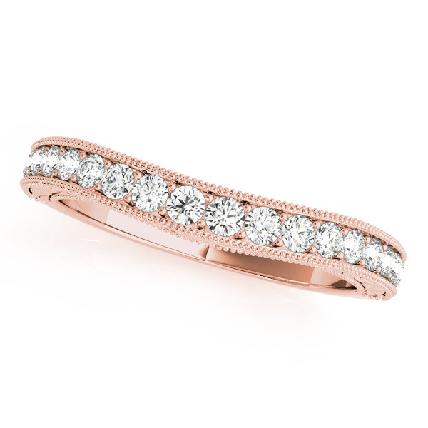 Curved Diamond Wedding Band · 0.28 ct tw