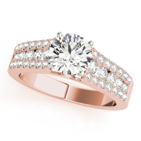 Multi-Row Diamond Engagement Ring · 0.58 ct tw