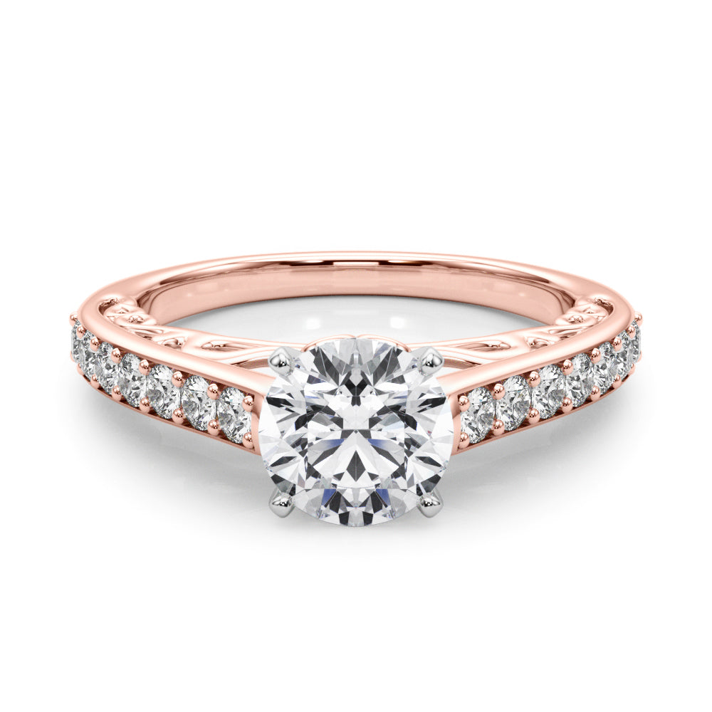 Single Row Prong Set Diamond Engagement Ring · 0.35 ct tw