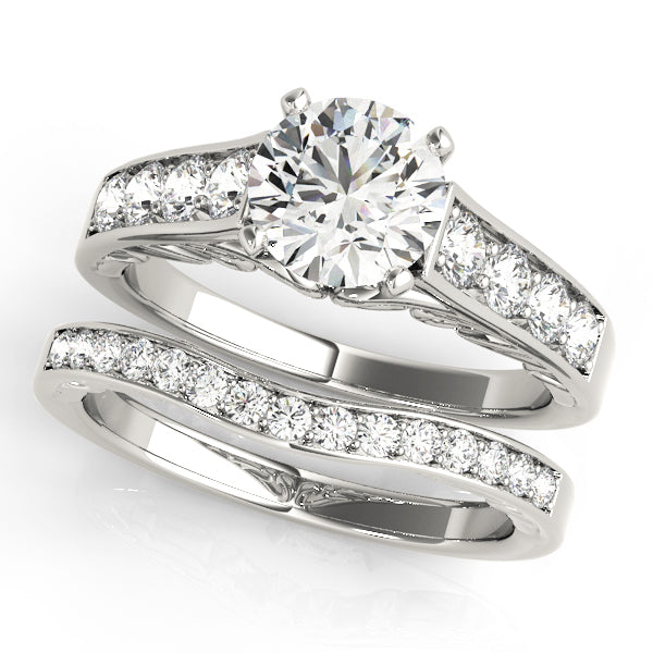 Single Row Prong Set Diamond Engagement Ring · 0.46 ct tw