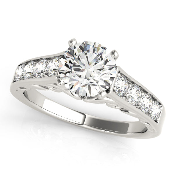 Single Row Prong Set Diamond Engagement Ring · 0.46 ct tw