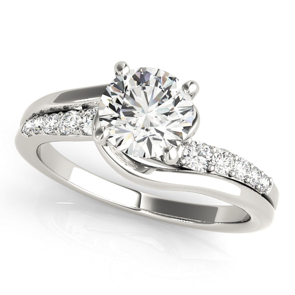 Bypass Diamond Engagement Ring · 0.27 ct tw