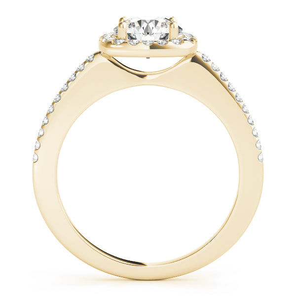 Round Halo Diamond Engagement Ring · 1.47 ct tw