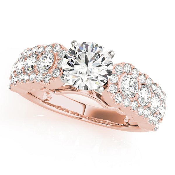 Multi-Row Diamond Engagement Ring · 1.04 ct tw
