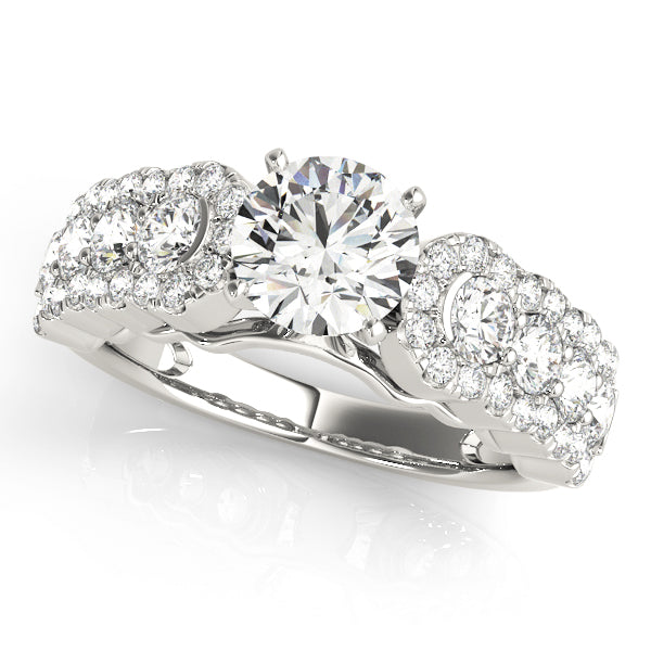 Multi-Row Diamond Engagement Ring · 1.04 ct tw