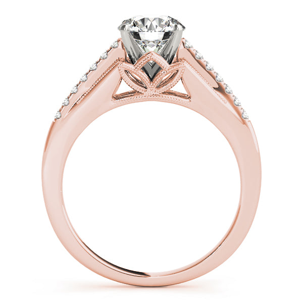 Single Row Prong Set Diamond Engagement Ring · 0.10 ct tw