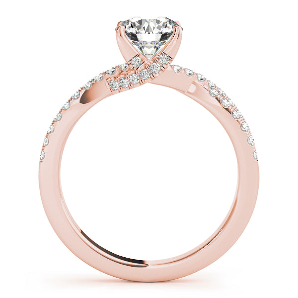 Round Engagment Multi-Row Diamond Engagement Ring · 0.75 ct tw
