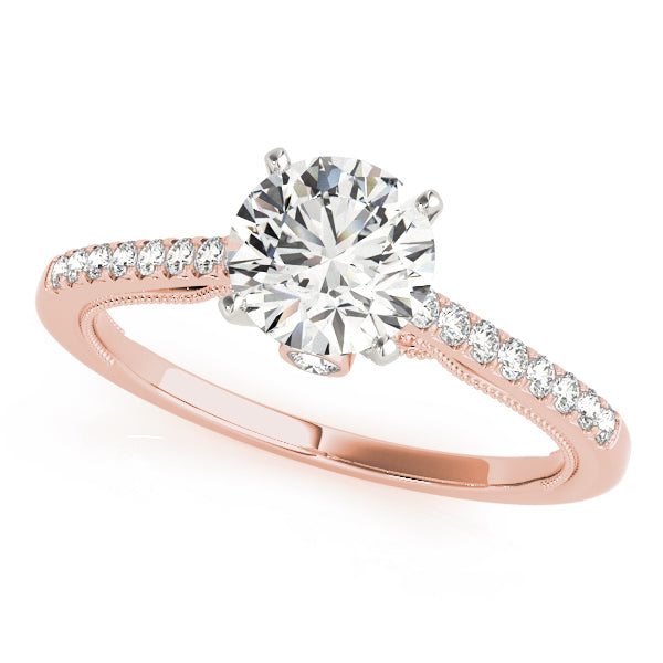 Single Row Prong Set Diamond Engagement Ring · 0.36 ct tw