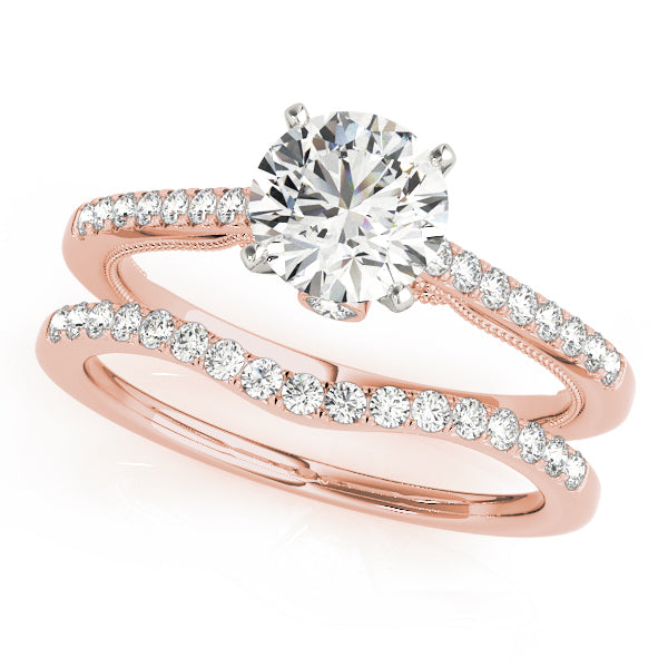 Single Row Prong Set Diamond Engagement Ring · 0.36 ct tw