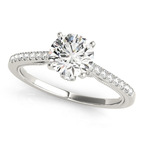 Single Row Prong Set Diamond Engagement Ring · 0.36 ct tw