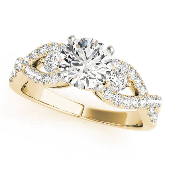 Multi-Row Diamond Engagement Ring · 0.42 ct tw