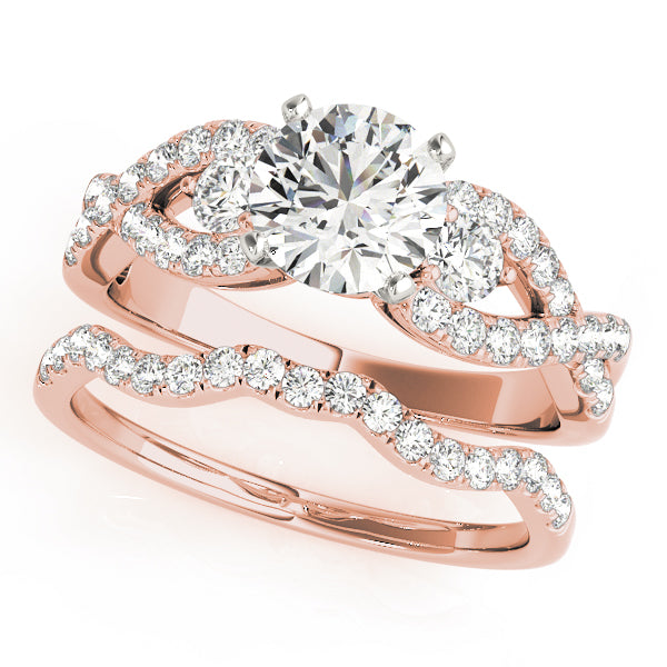 Multi-Row Diamond Engagement Ring · 0.42 ct tw