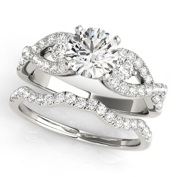 Multi-Row Diamond Engagement Ring · 0.42 ct tw