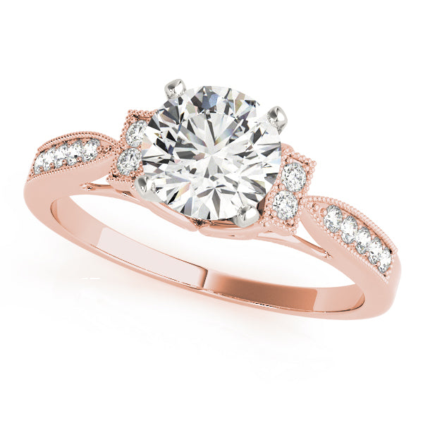 Single Row Prong Set Diamond Engagement Ring · 0.10 ct tw