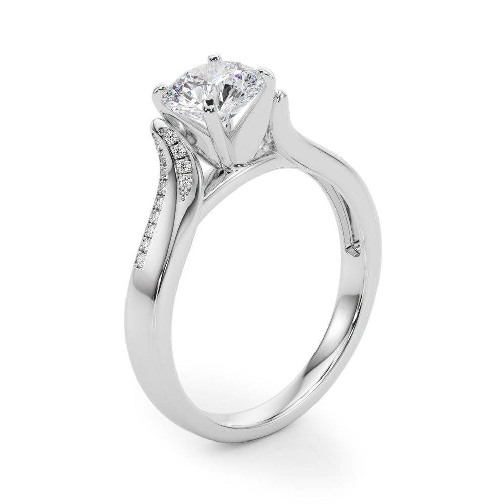 Multi-Row Diamond Engagement Ring · 0.13 ct tw