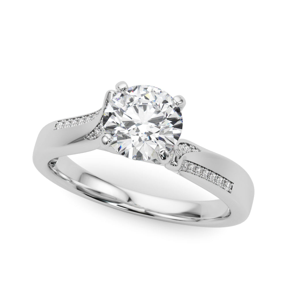 Multi-Row Diamond Engagement Ring · 0.13 ct tw