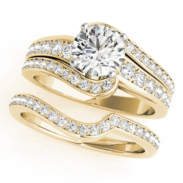 Bypass Diamond Engagement Ring · 0.39 ct tw