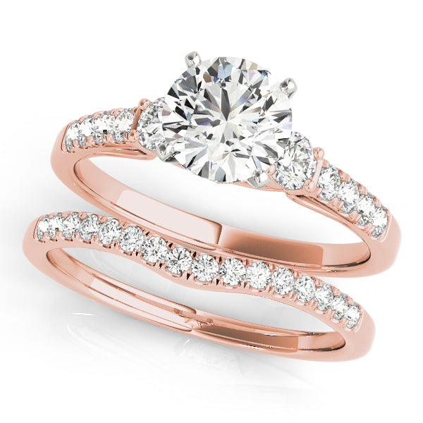 Single Row Prong Set Diamond Engagement Ring · 0.43 ct tw