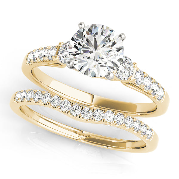 Single Row Prong Set Diamond Engagement Ring · 0.43 ct tw
