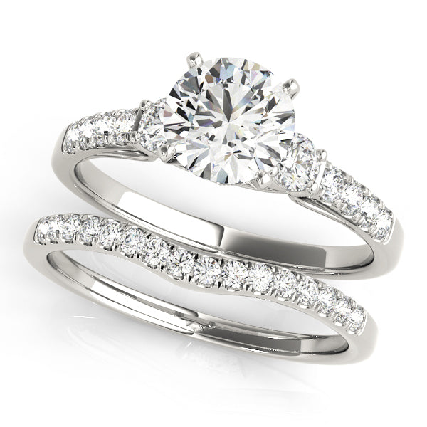 Single Row Prong Set Diamond Engagement Ring · 0.43 ct tw