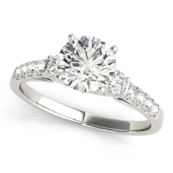 Single Row Prong Set Diamond Engagement Ring · 0.43 ct tw