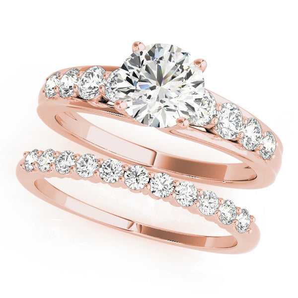 Round Single Row Prong Set Diamond Engagement Ring · 1.54 ct tw