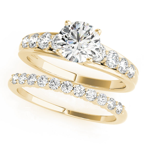 Round Single Row Prong Set Diamond Engagement Ring · 1.54 ct tw